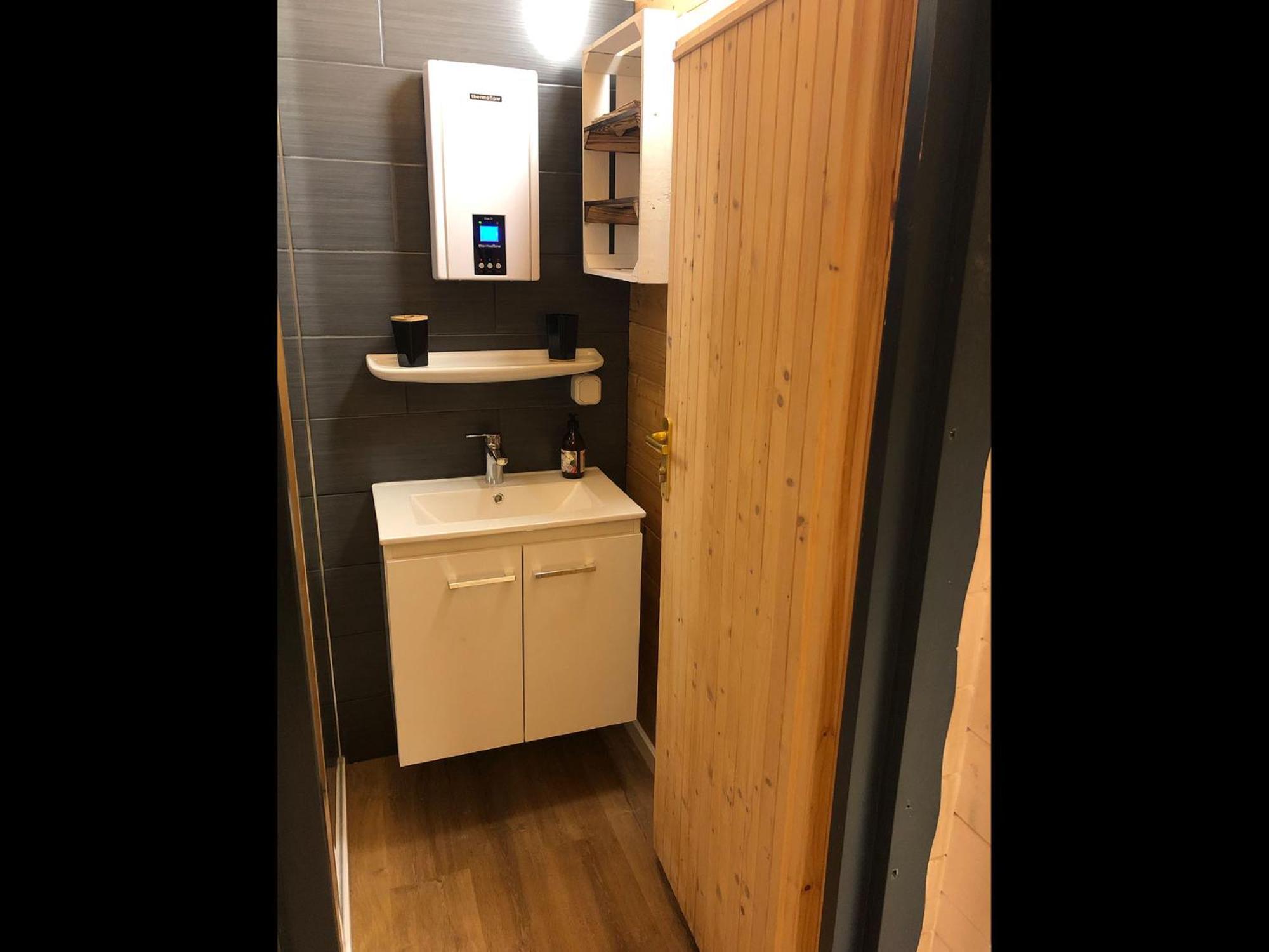Neu! Ferienhuette Tiny House Villa Schoningen Bagian luar foto